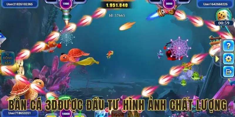 Hình ảnh bắn cá đổi thưởng 3D được đầu tư Hình ảnh bắn cá đổi thưởng 3D được đầu tư