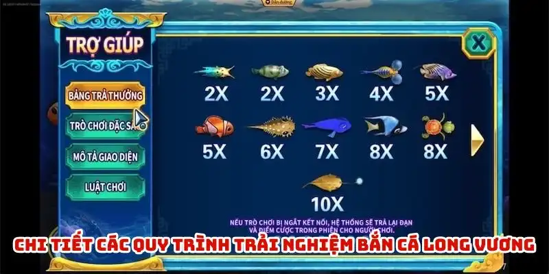 trải nghiệm bắn cá phong cách Long Vương