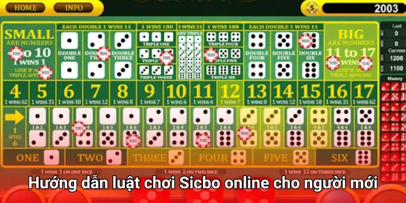 Hướng dẫn cách chơi Sicbo cho người chơi mới